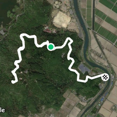 荒神山日夏道登りハングライダー場迄