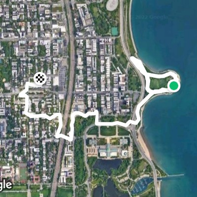 Route near Hyde Park