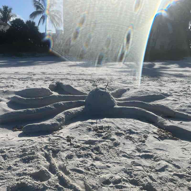 Walking on Naples Beach