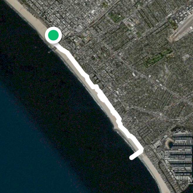 Santa Monica Venice beach iconic run