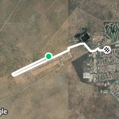 trans Kalahari sandy terrain