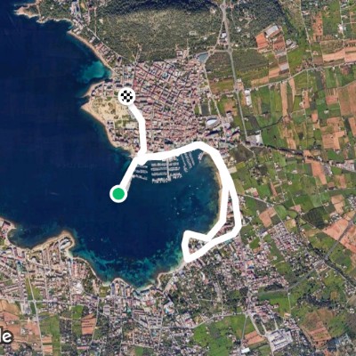 paseo marítimo de poniente hacia playa es pouet