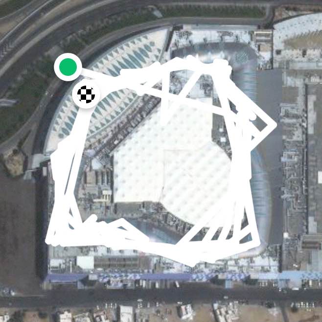 GPS isn’t accurate. Not good to walk in Arab mall