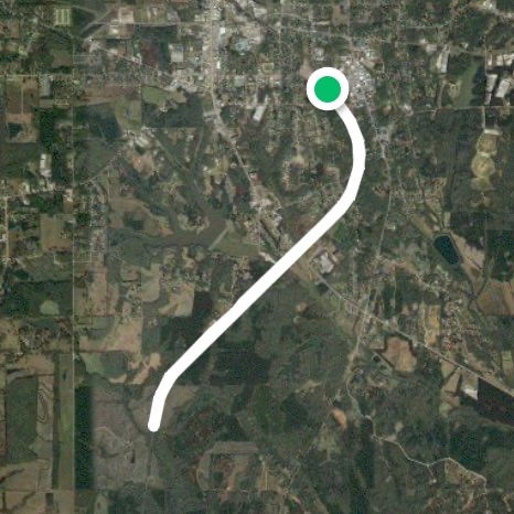 Tanglefoot trail 10K starting at Tupelo