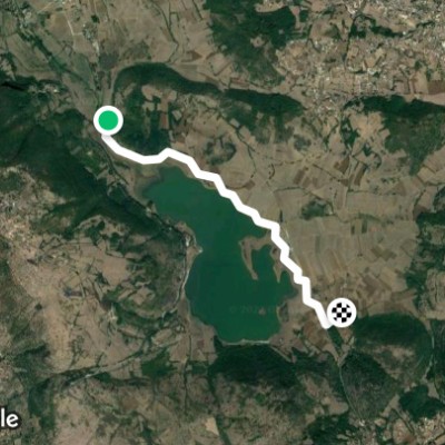 ciclopedonale lago di Canterno