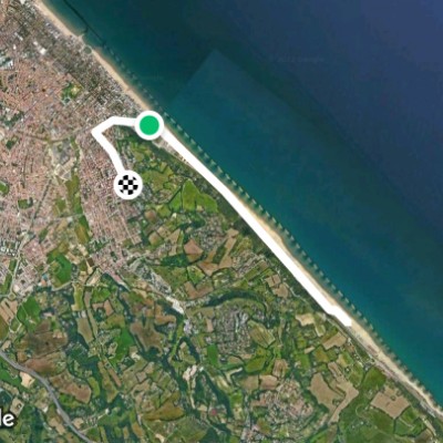 Spiaggia sotto monte Pesaro