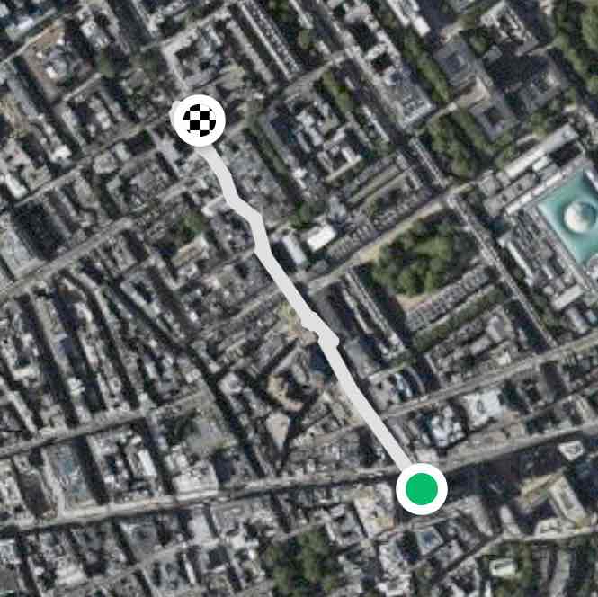 Walk from TCR to Goodge st