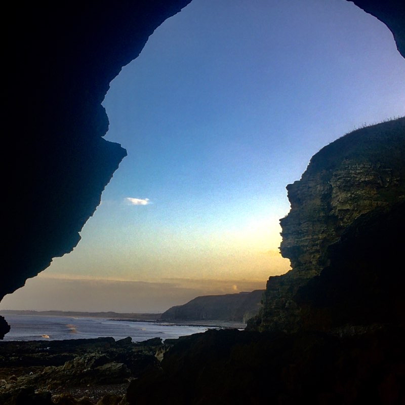 Walk along Blackhall Rocks beach