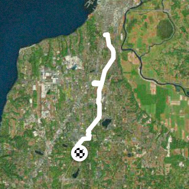 Interurban Trail to Milkhouse coffee