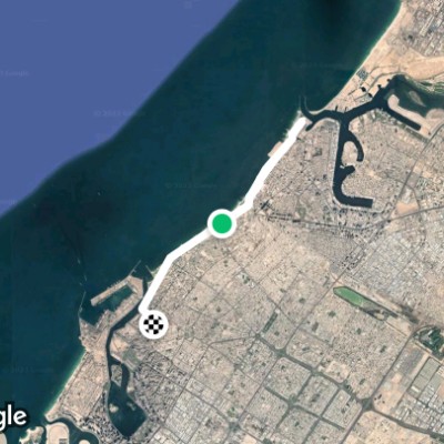 walking route in Sharjah corniche area