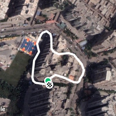 Route in Princess Park