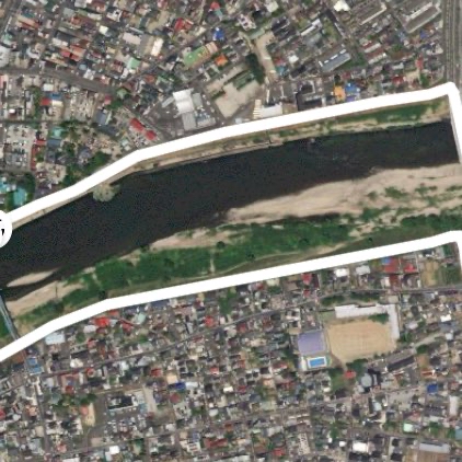 大仏橋-渡利大橋ループ