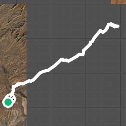 Prospector trail, east side of freeway