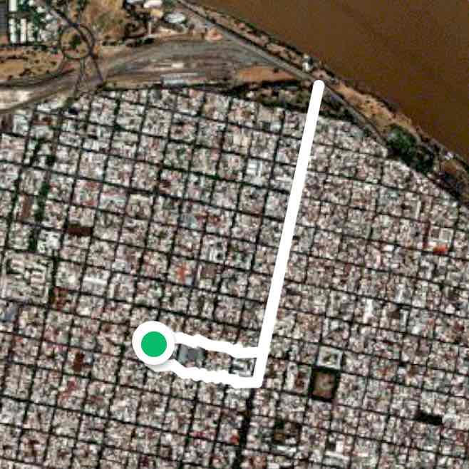 Oroño desde Cordoba hasta el río