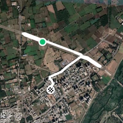 Route near Mota Varachha