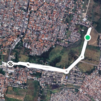 Route near Kalijaga Citraland