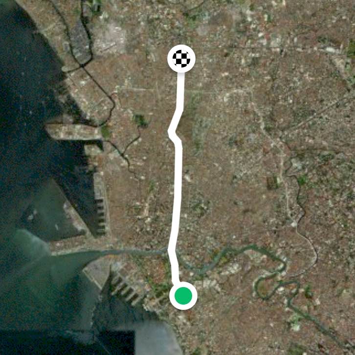 UN Avenue til Yamaha Monumento