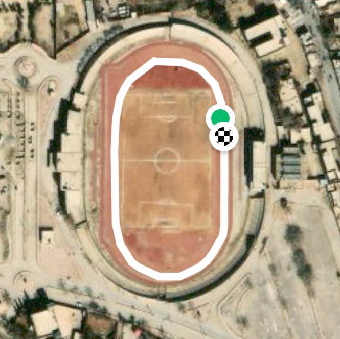 Ayub Stadium Football Ground Track