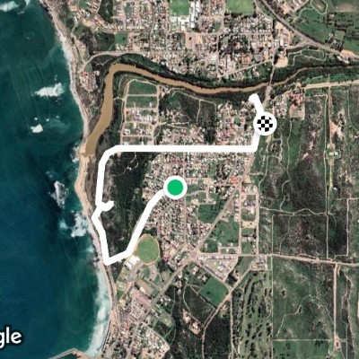 Route near Port Denison