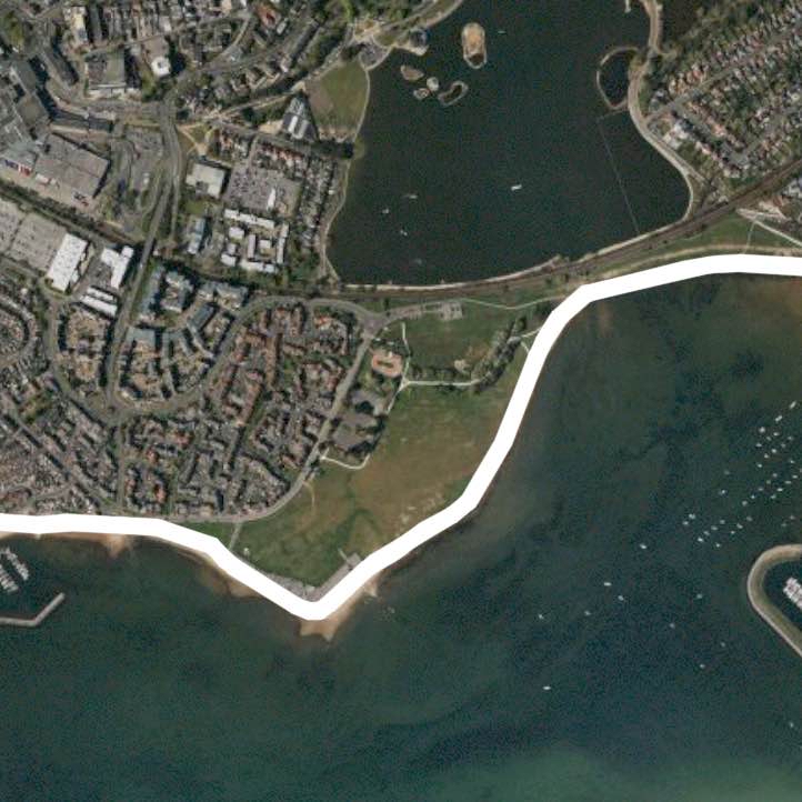 Poole to Whitecliff and return.