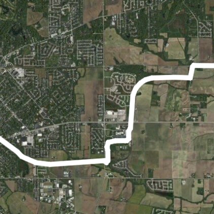 1/2 of the metro link bike trail
