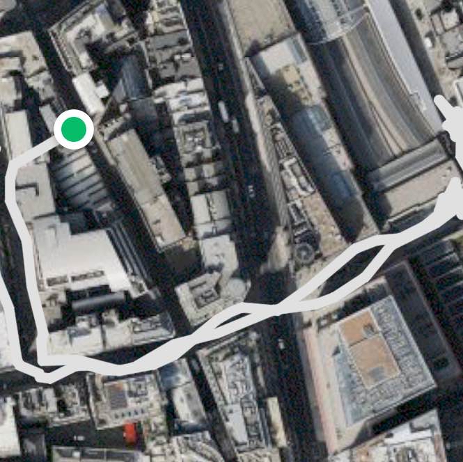 Walk to Co-op on lunch