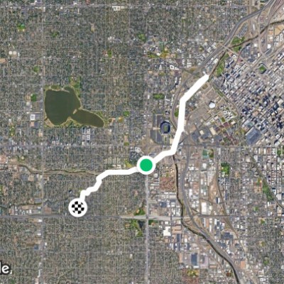 Martinez Park, out and back, to REI/Starbucks