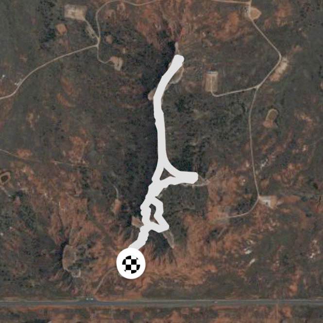 Cathedral Mountain Mesa Trail