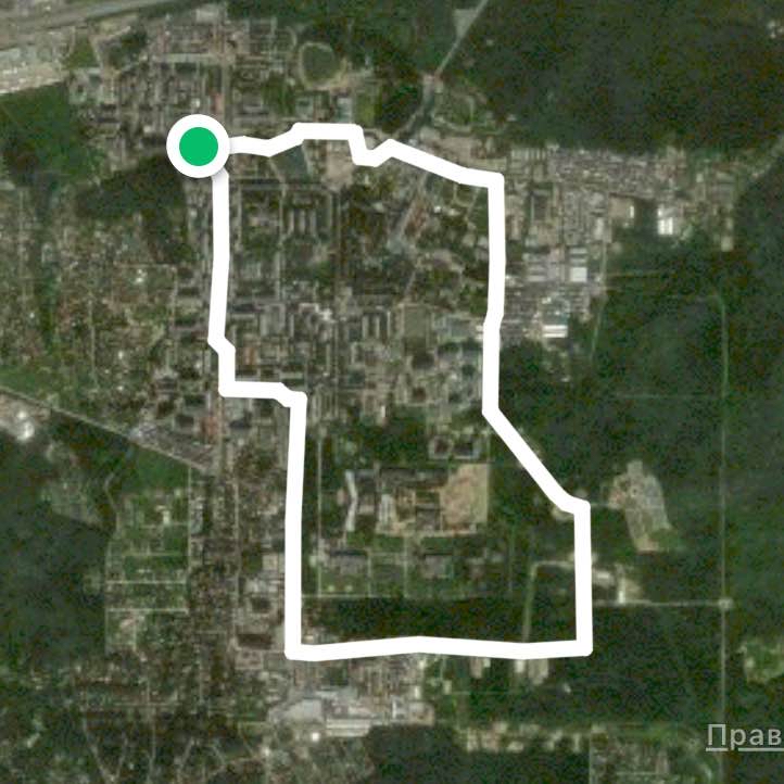 Длинный маршрут вокруг города