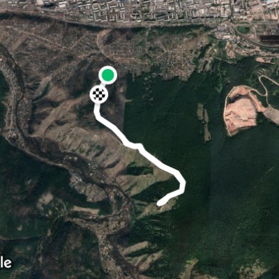 до скалы рыжая