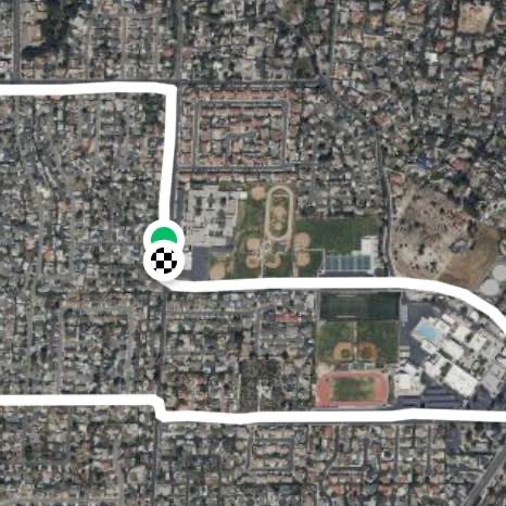 2 mile walk on a trail