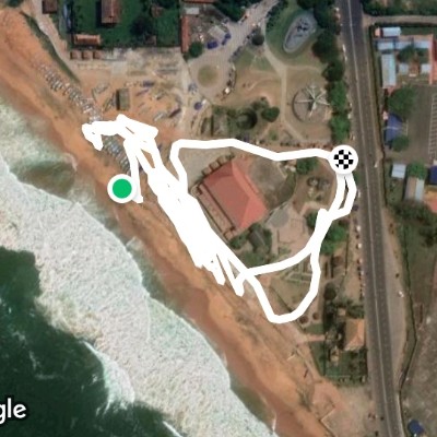 Shanmugam beach Trivandrum Kerala India ASIA