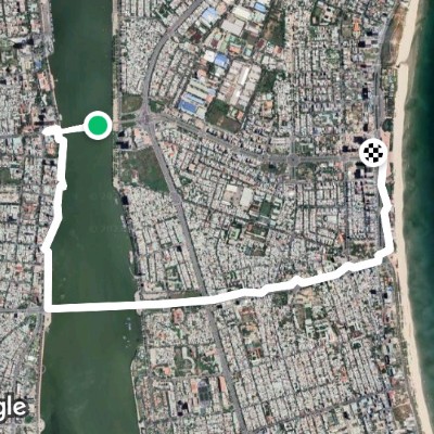 Da Nang Beach Bridge River Run