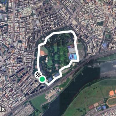 青年公園run一圈