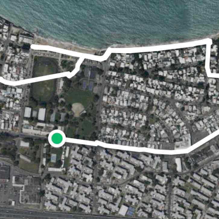 Ocean Park afternoon route