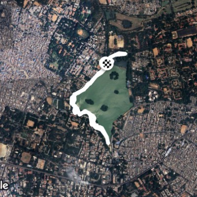 Route near Sivanchetti Gardens