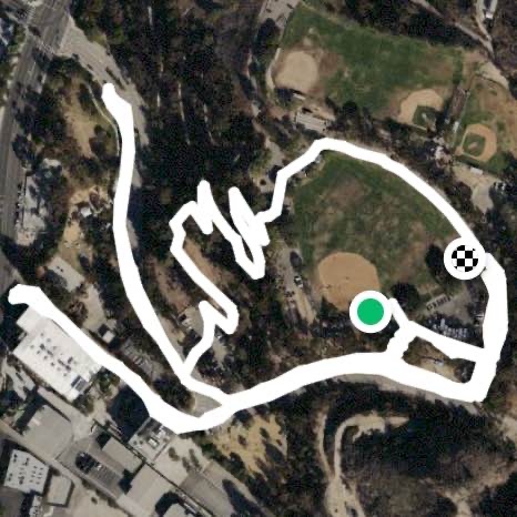Culver City hills and stairs. (Forwards & back)