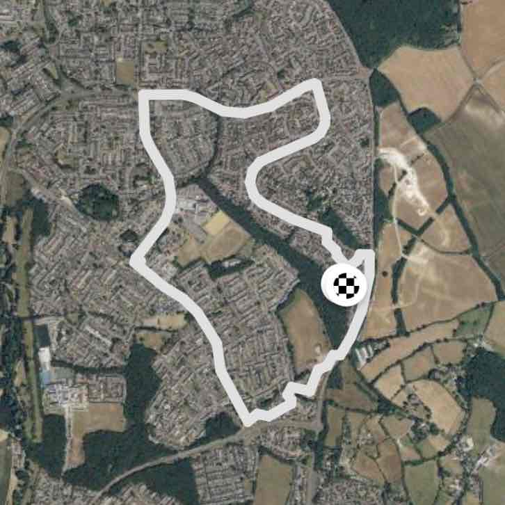 Every evening route with my lovely wife 😊