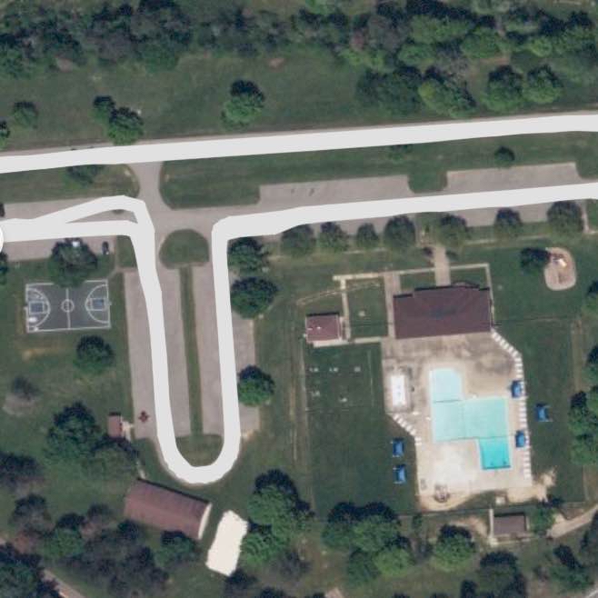 Tomlinson Run State Park pool lot