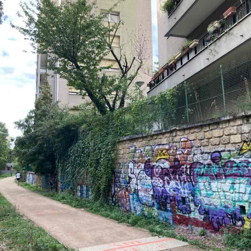 Chemin de la coulée verte paris 15