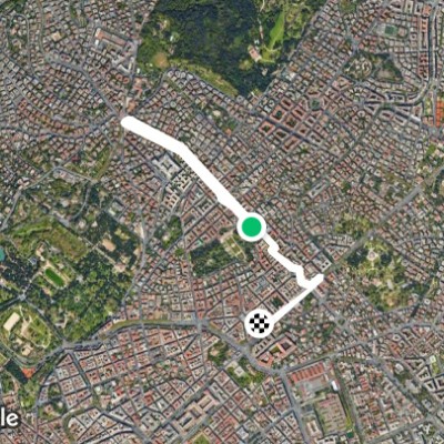 Viale Regina Margherita da Nomentano a Parioli. 