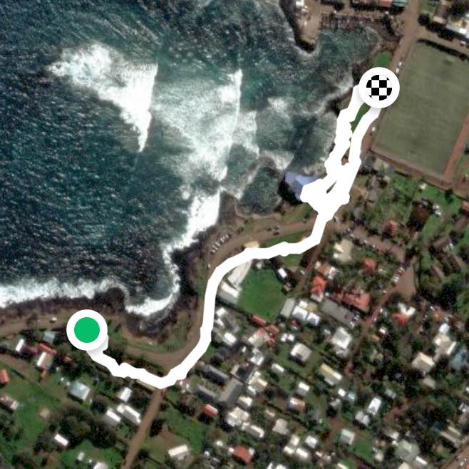 Costanera en Hanga Roa