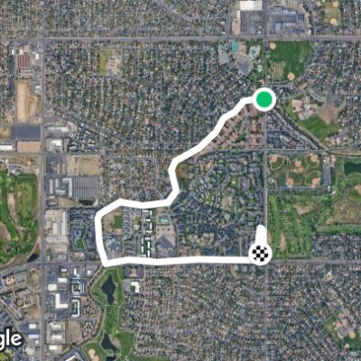 Route near Highline Villages