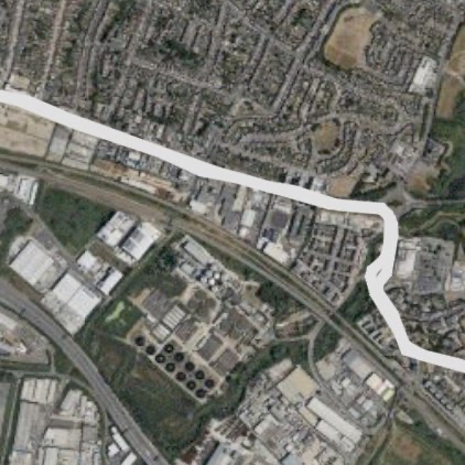 Rainham Essex towards Dagenham then returning back