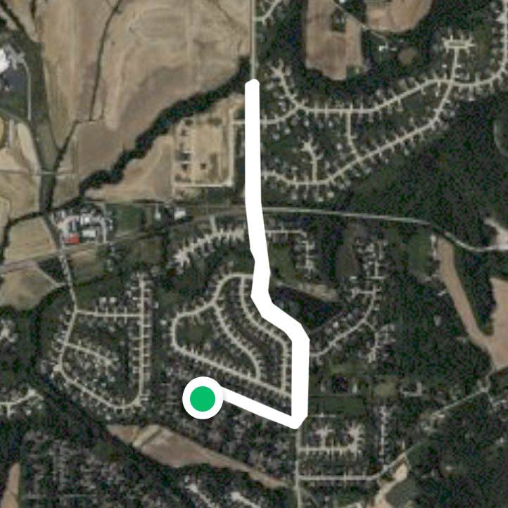 Scott’s morning route