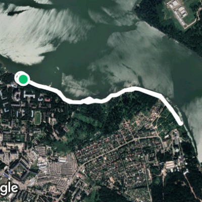 Вдоль набережной озера Сенеж