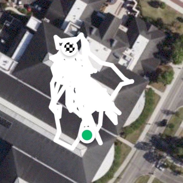 Rec center indoor track