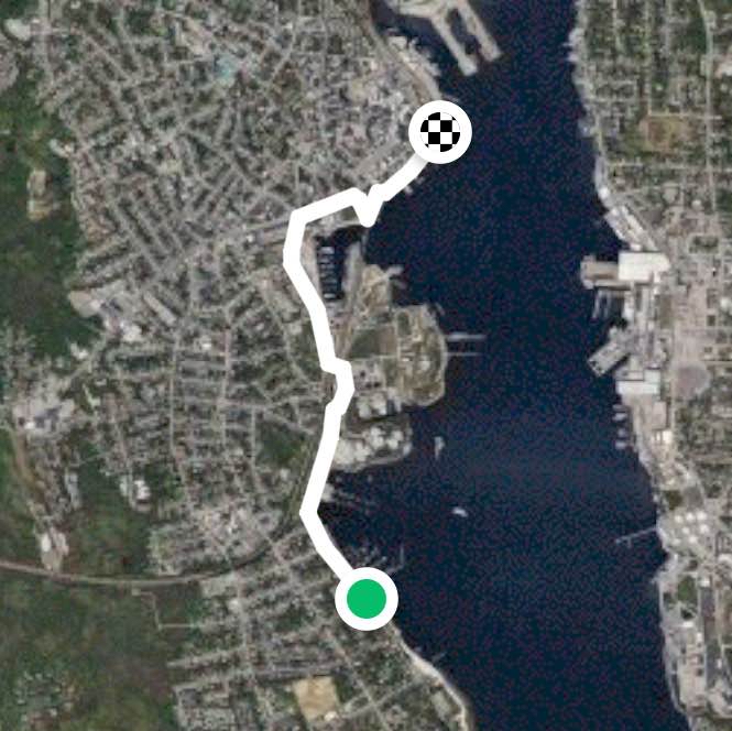 New London Coast to downtown