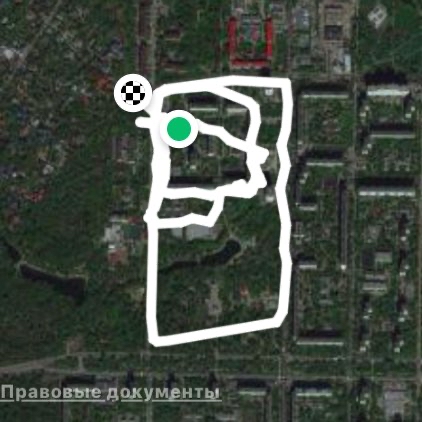 Вдоль парка и дома