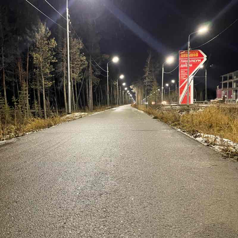 Пешеходная дорога вдоль Объездного шоссе